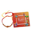 YouBella Designer Bracelet Rakhi and Greeting Card Combo Set for Brother Raksha Bandhan Gift for Brother (Style 1)